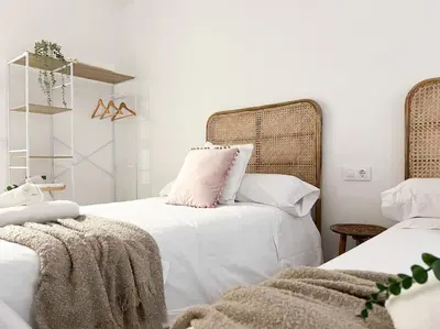 Cama o camas de una habitación en Apartamentos Gredos 301