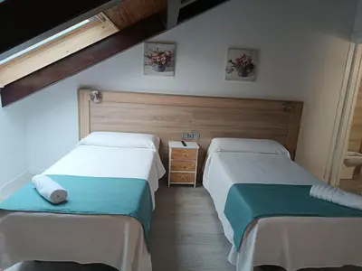 Cama o camas de una habitación en Apartamentos turisticos Ávila Puerta del Carmen 0-3