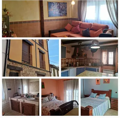 Cama o camas de una habitación en Casa de ensueño