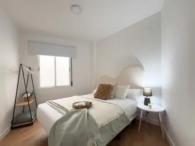 Cama o camas de una habitación en TiétarHomes 2B