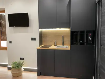 Una cocina o zona de cocina en Plaza Mayor de Salamanca Apartamentos