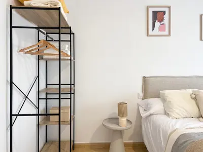 Cama o camas de una habitación en TAYP San Marcos 107