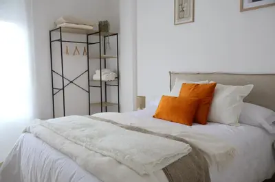 Cama o camas de una habitación en TAYP San Marcos 108