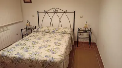 Cama o camas de una habitación en Casa Rural los Portalillos II