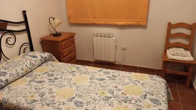 Cama o camas de una habitación en Casa Rural los Portalillos II