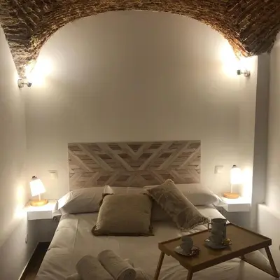 Cama o camas de una habitación en Apartamento Stark